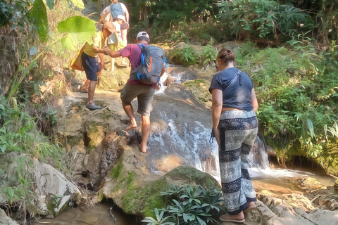 Kuang Si Waterfall & Rice Farm Tour with Sunset Cruise
