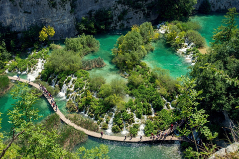 Da Spalato: Tour privato al Parco Nazionale dei Laghi di Plitvice