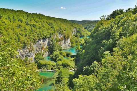 Au départ de Split : Excursion d'une journée entière dans le parc national des lacs de PlitviceExcursion privée d'une journée complète dans le parc national des lacs de Plitvice