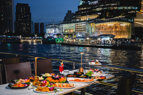 Bangkok: Chao Phraya Meridian Buffet Dinner Cruise & Music