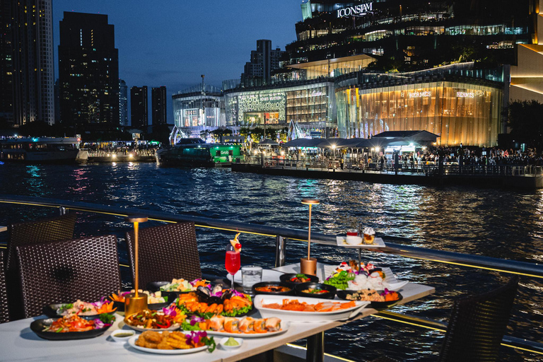 Bangkok: Chao Phraya Meridian Buffet Dinner Cruise & Music