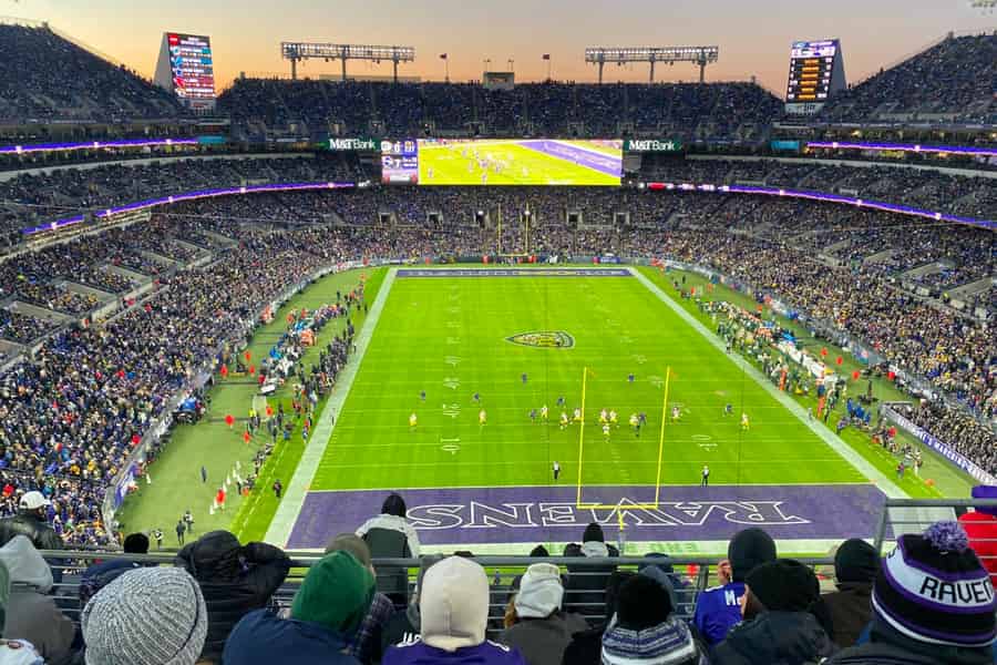 Baltimore: Ravens Football Spiel Ticket im M&T Bank Stadium. Foto: GetYourGuide Baltimore: Ravens Football Spiel Ticket im M&T Bank Stadium. Foto: GetYourGuide