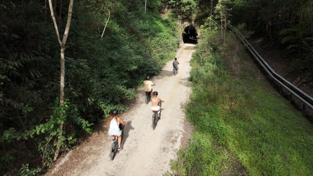 Visit Northern Rivers Rail Trail E-Bike Hire w Shuttle from Byron in Izu Peninsula