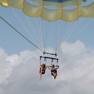 Playa del Carmen: parasailing-avontuur met transfer