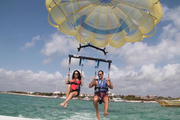 Playa del Carmen : aventure parachute ascensionnel et en-cas