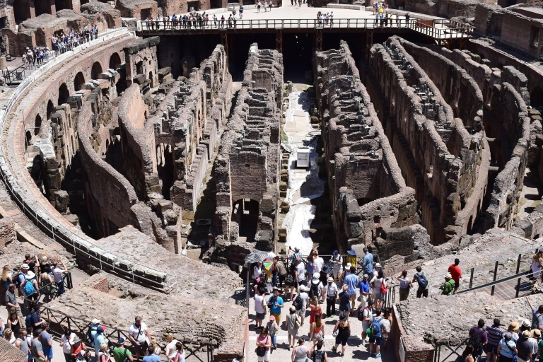 Roma: tour para grupos pequeños del Coliseo y el Foro Romano con recogidaGira en francés