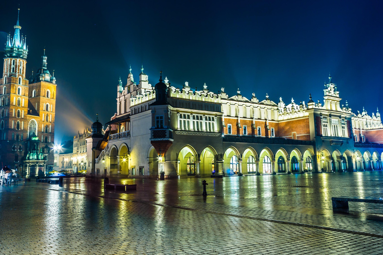 Van Warschau: Krakow Sightseeing Tour met de Sneltrein