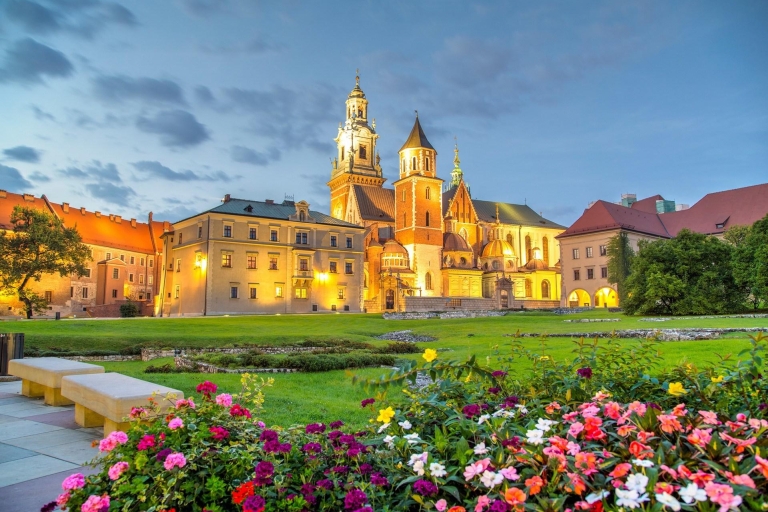 Van Warschau: Krakow Sightseeing Tour met de Sneltrein