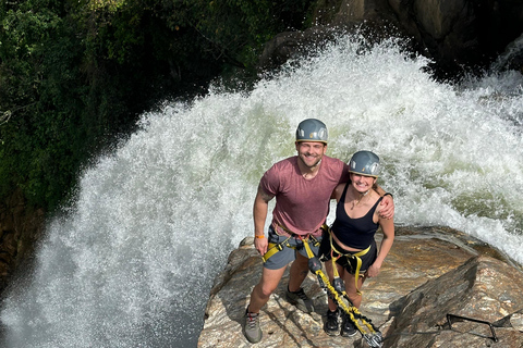 From Medellín: Highest Zipline, Climbing & Waterfalls