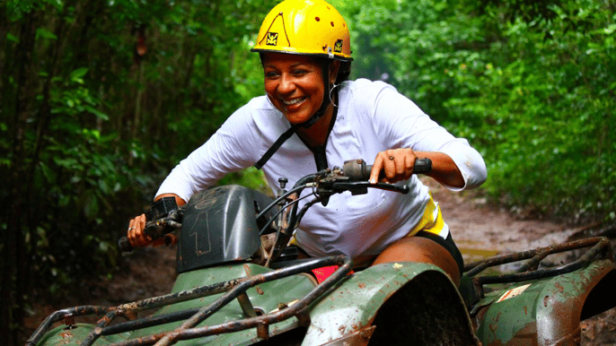 zipline et atv combo tour
