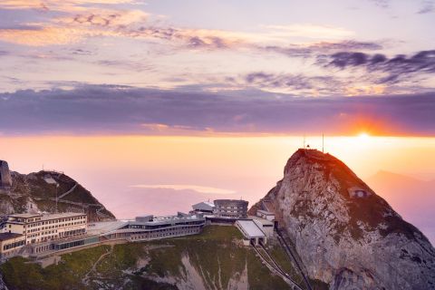 From Lucerne: Self-Guided Round-Trip Train to Mount Pilatus