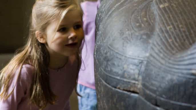 londres excursão privada do museu britânico para crianças e famílias