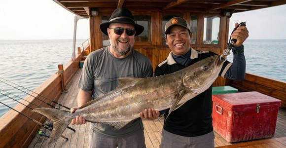 Phu Quoc: Private Sunrise Fishing Trip with BBQ on Boat
