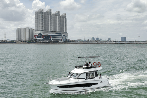 Dżakarta: prywatny rejs jachtem po 4 wyspach z nurkowaniem z rurką8-godzinna prywatna wycieczka jachtem (do 12 osób)