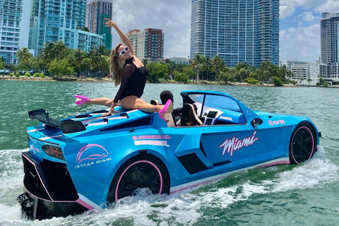 Una scarica di adrenalina a Miami: Esperienza privata unica di JetCar1 adulto senza gas e tasse di navigazione