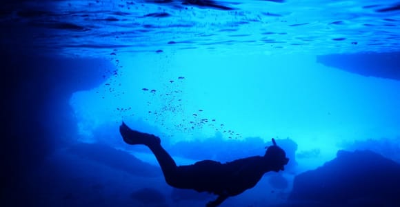 Curacao Speedboat, Beach, Blue Room and Snorkel Adventure