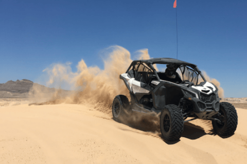 Las Vegas: Begeleid off-road UTV rijavontuur1 persoon in een 2-persoons UTV