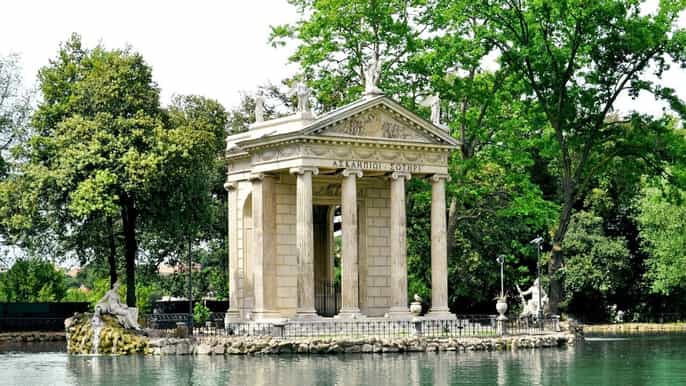 roma museo de la galería borghese y visita familiar guiada por el parque