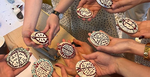 Thessaloniki: 1-Hour Workshop to Make & Keep a Mosaic Magnet