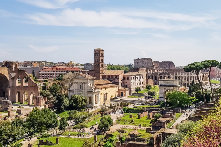 Roma: Coliseo, Arena y tour prioritario por la antigua RomaTour en grupo en alemán de hasta 30 personas