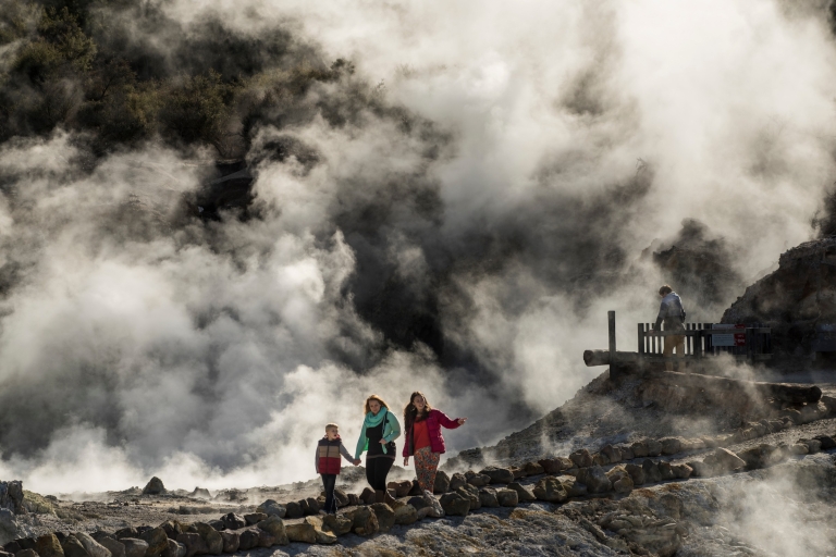 Rotorua : promenade géothermale à Hells GatePromenade géothermique