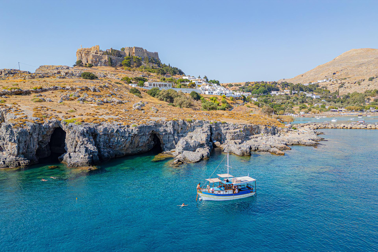 Sailing Lindos & Hidden Bays with Captain Vasilis