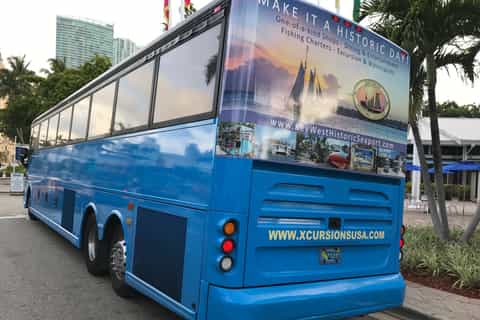 Miami & Key West: One-Way Transfer by Motor Coach Bus