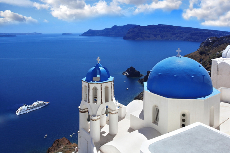 Excursión en tierra privada: lo mejor de Santorini Tour personalizadoExcursión privada a la costa: Lo mejor de Santorini Tour personalizado