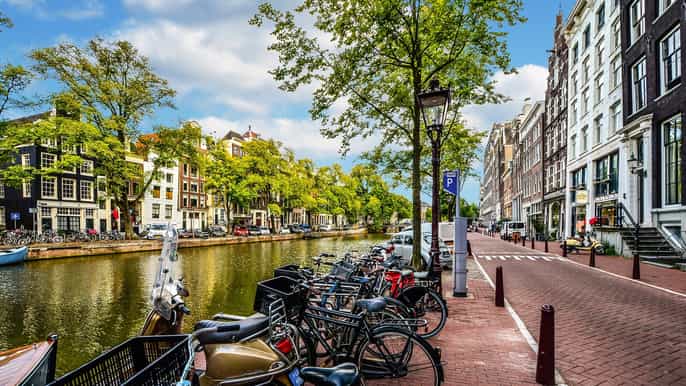 amsterdam 3hour private bike tour of the city center