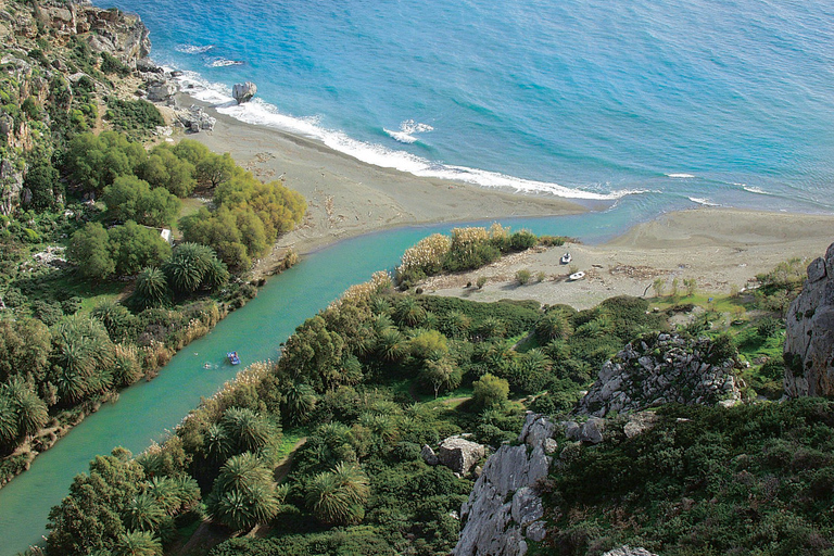 Z Rethymno: Kourtaliotiko, Preveli Palm Beach i Damnoni