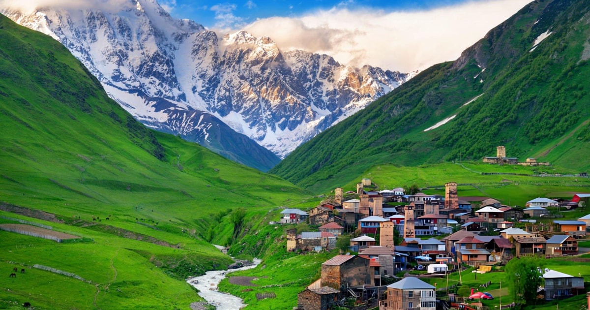 Ushguli e torri medievali di Svaneti — Mestia, Georgia