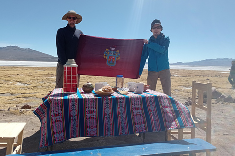Salinas Lagoon in 4x4 Adventure & Andean Hiking