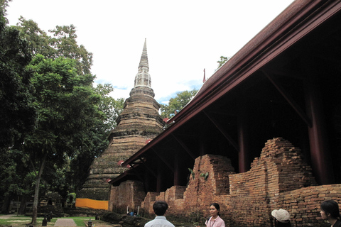 Depuis Chiang Mai : visite du temple blanc et Triangle d’orPetit groupe