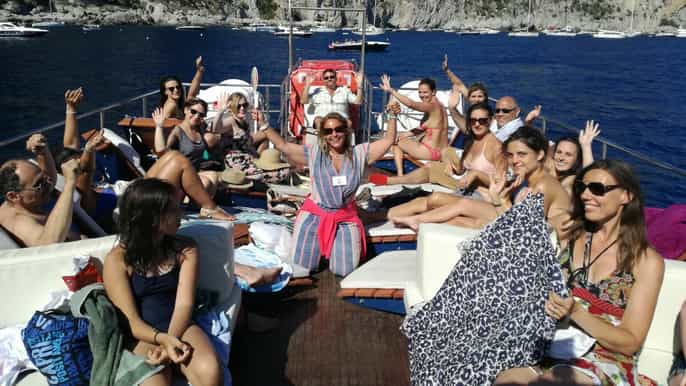 excursión a la isla de capri desde sorrento y paseo en barco