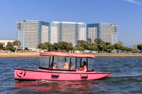 San Diego: Pretty in Pink Electric Boat Rental San Diego: 2 Hr. Pink Electric Boat Rental