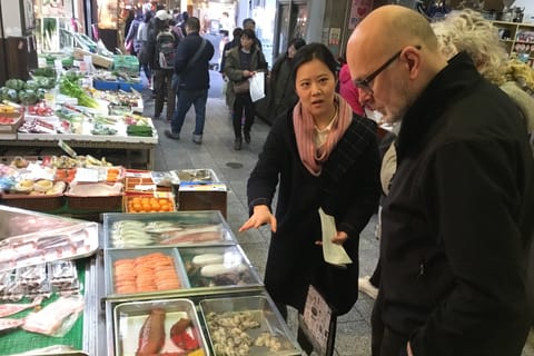 Nishiki Market Food Tour with Cooking Class