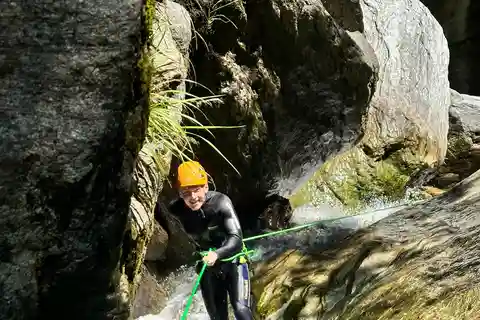 Kaprun: Canyoning, Rappeling in Grubbach