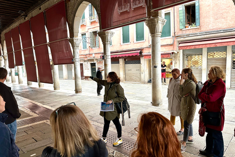 Venetië: Stadsrondleiding met gids en culinaire tour door de stadVenetië: stadstour met hoogtepunten en streetfood