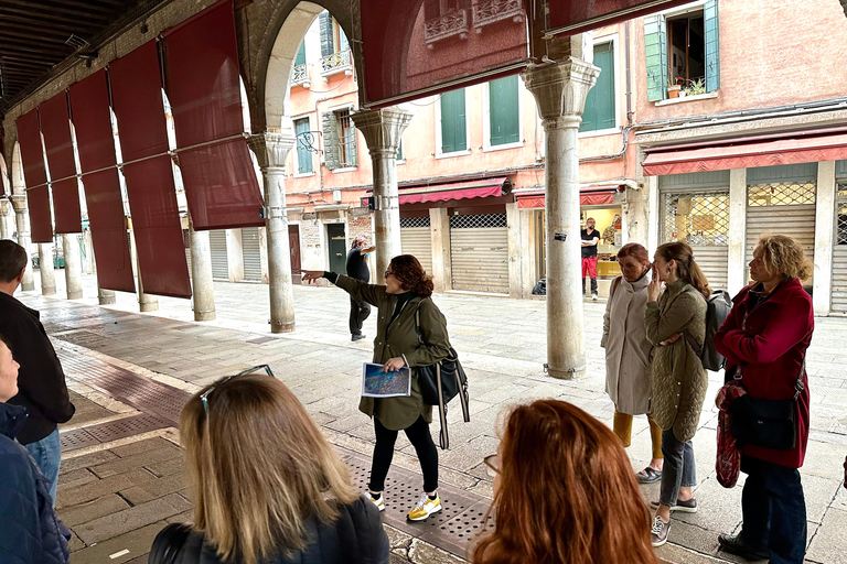 Venetië: Stadsrondleiding met gids en culinaire tour door de stadVenetië: stadstour met hoogtepunten en streetfood