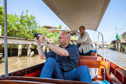 From Bangkok: Damnoen Saduak Floating Market Tour One way Hotel Pickup Option