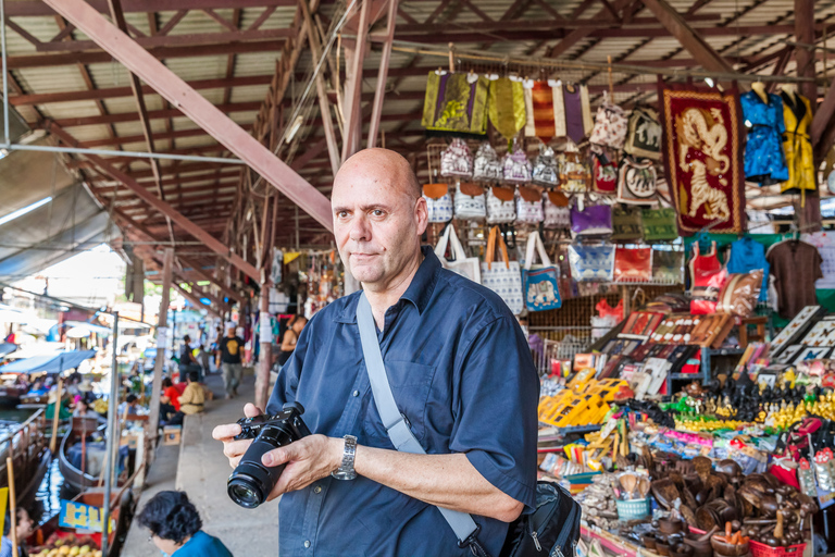 Van Bangkok: drijvende markt Damnoen SaduakEnkele reis vanaf je hotel