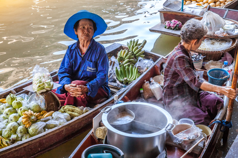 From Bangkok: Damnoen Saduak Floating Market Tour One way Hotel Pickup Option