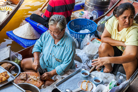 From Bangkok: Damnoen Saduak Floating Market Tour One way Hotel Pickup Option