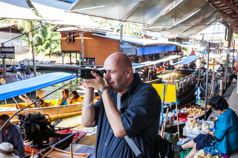 Van Bangkok: drijvende markt Damnoen SaduakEnkele reis vanaf je hotel