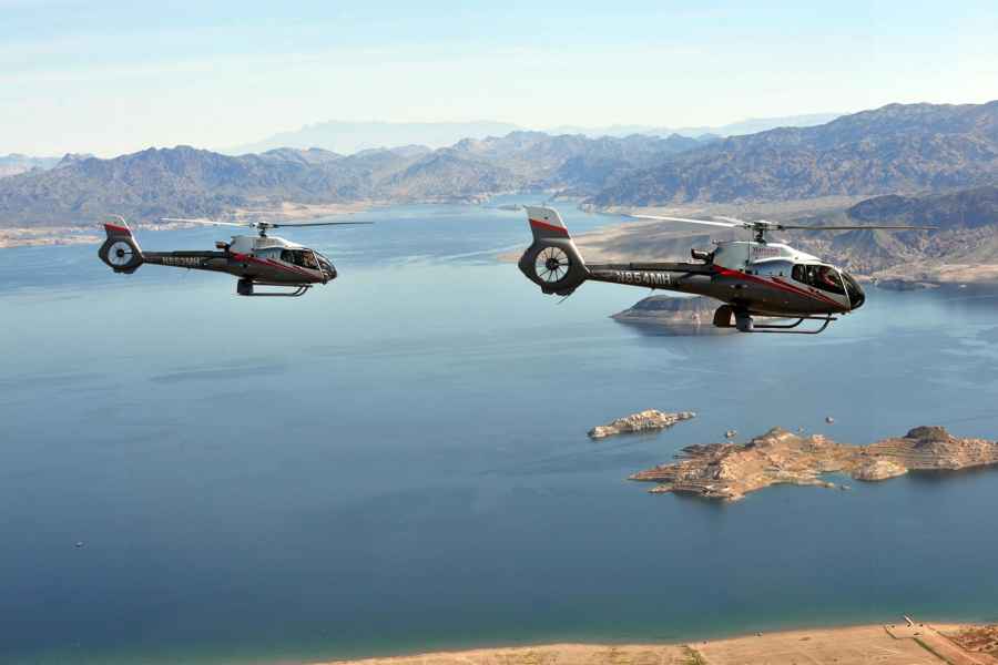 Ab Las Vegas: Grand-Canyon-Skywalk-Express & Helikopter-Tour