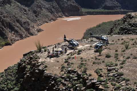 grand canyon dancer helicopter tour from south rim