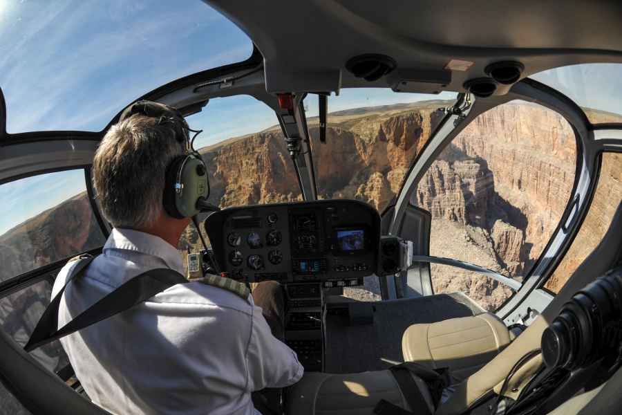 Vom South Rim: Grand Canyon Spirit-Tour mit dem Helikopter. Foto: GetYourGuide