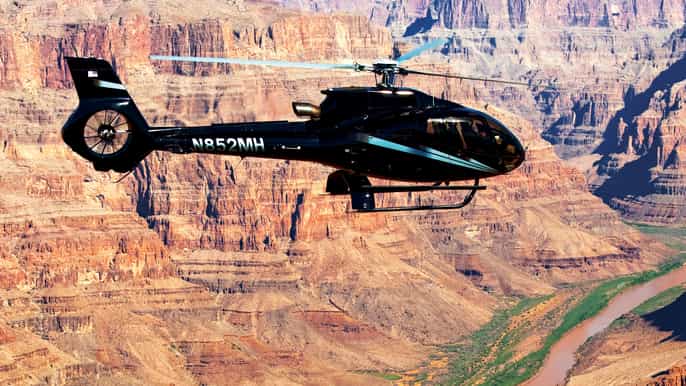 ab las vegas grand canyon west mit dem helikopter