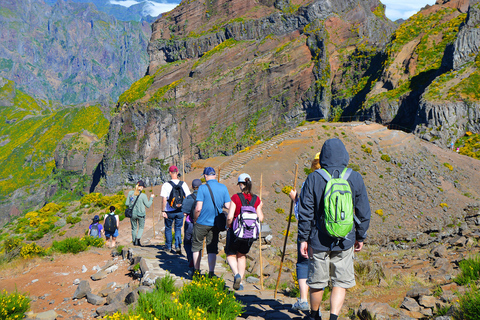 Vanuit Funchal: bergwandeling langs toppen van MadeiraBergwandeling langs de toppen van de Madeira