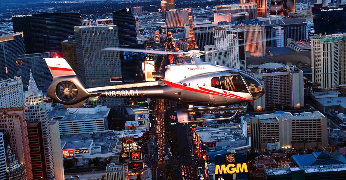 Las Vegas: Helicopter Flight over the Strip with Options